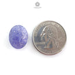 Tanzanite Gemstone Carving: Natural Blue Tanzanite Hand Carved Oval, Cushion Shapes 1pc For Jewelry