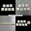 Mother Of Pearl Gemstone Carving: Natural Untreated White Mop Hand Carved Fancy Shape Lots For Jewelry