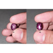 Star Ruby Gemstone Cabochon : Natural Untreated Unheated Red 6Ray Star Ruby Oval Shape