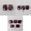 RUBY Gemstone Checker Cut : Natural Untreated Unheated Ruby Double Side Checker Board (DCB) Cushion Shape 12*16mm