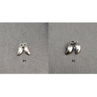 925 Sterling Silver Connectors : Fashion Mini And Regular Size Double Leaf Connectors For Jewellry