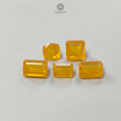 Mexican Yellow Fire Opal Faceted Cut: 13.60cts Natural Untreated Opal Square, Baguette Shapes 9mm - 12*8mm 5pcs Lot