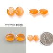 Mexican Yellow Fire Opal Faceted Cut: Natural Untreated Opal Oval, Square Shapes Pair For Jewelry