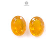 Certified Mexican Yellow Fire Opal Faceted Cut: Natural Untreated Opal Oval Shape 16*12mm Pair For Jewelry