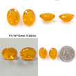 Certified Mexican Yellow Fire Opal Faceted Cut: Natural Untreated Opal Oval Shape 16*12mm Pair For Jewelry