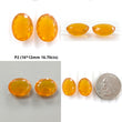 Certified Mexican Yellow Fire Opal Faceted Cut: Natural Untreated Opal Oval Shape 16*12mm Pair For Jewelry