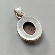 Star Ruby Silver Pendant: 11.57gms Natural Untreated Star Ruby Oval Shape Cabochon 925 Sterling Silver Bezel Set Pendant 1.50"