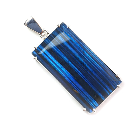 Blue Labradorite Faceted Pendant 16.99gms