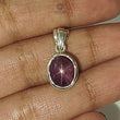 Star Ruby Silver Pendant 2.38gms