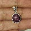 Star Ruby Silver Pendant 2.38gms