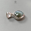 Chrysoberyl Cat's Eye Silver Pendant: 2.50gms Natural Untreated Cat's Eye Round Shape Cabochon 925 Sterling Silver Bezel Set Pendant 0.75"