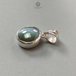 Chrysoberyl Cat's Eye Silver Pendant: 2.50gms Natural Untreated Cat's Eye Round Shape Cabochon 925 Sterling Silver Bezel Set Pendant 0.75"