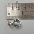 Chrysoberyl Cat's Eye Silver Pendant: 2.50gms Natural Untreated Cat's Eye Round Shape Cabochon 925 Sterling Silver Bezel Set Pendant 0.75"