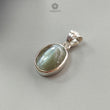 Chrysoberyl Cat's Eye Silver Pendant: 3.34gms Natural Untreated Cat's Eye Oval Shape Cabochon 925 Sterling Silver Bezel Set Pendant 0.75"