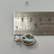 Chrysoberyl Cat's Eye Silver Pendant: 3.34gms Natural Untreated Cat's Eye Oval Shape Cabochon 925 Sterling Silver Bezel Set Pendant 0.75"