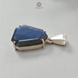 Blue Labradorite Faceted Pendant: 5.74gms Natural Untreated Labradorite Uneven Fancy Cut 925 Sterling Silver Prong Set Pendant 1.50"