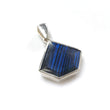 Blue Labradorite Faceted Silver Pendant: 5.8gms Natural Untreated Labradorite Fancy Shape 925 Sterling Silver Bezel Set Pendant 1.50"