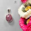 Star Ruby Silver Pendant: 7.55gms Natural Untreated Star Ruby Oval Shape Cabochon 925 Sterling Silver Bezel Set Pendant 1.20"