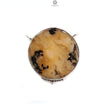 Tiger Dendrite Agate Plain Silver Pendant: 13.57gms Natural Untreated Bi-Color Agate Round 925 Sterling Silver Bezel Set Pendant 1.80"