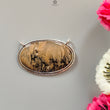 Tiger Dendrite Agate Plain Silver Pendant: 14.61gms Natural Untreated Bi-Color Agate Oval 925 Sterling Silver Bezel Set Pendant 2.00"