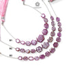 Raspberry Pink Sapphire Faceted Loose Beads