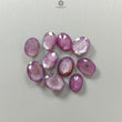 Raspberry Pink Sapphire Gemstone Faceted Cut: 18.70cts Natural Untreated Sheen Sapphire Oval Shape Faceted 8*6mm - 9*7mm 10pcs Lot