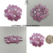 Rosemary Pink Sapphire Gemstone Flat Slices : Natural Untreated Unheated Sheen Sapphire Hexagon Shape Lot For Jewelry