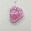 Rosemary Pink Sheen Sapphire Flat Slices : Natural Untreated Sapphire Gemstone Hexagon Shape 1pc For Jewelry