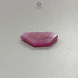 Rosemary Pink Sheen Sapphire Flat Slices : Natural Untreated Sapphire Gemstone Hexagon Shape 1pc For Jewelry