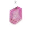 Rosemary Pink Sheen Sapphire Flat Slices : Natural Untreated Sapphire Gemstone Hexagon Shape 1pc For Jewelry