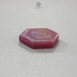 Rosemary Pink Sheen Sapphire Trapiche Flat Slices : Natural Untreated Sapphire Gemstone Hexagon Shape 1pc For Jewelry