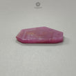 Rosemary Pink Sheen Sapphire Flat Slices : Natural Untreated Sapphire Gemstone Hexagon Shape 1pc For Jewelry