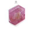 Rosemary Pink Sheen Sapphire Flat Slices : Natural Untreated Sapphire Gemstone Hexagon Shape 1pc For Jewelry