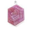 Rosemary Pink Sheen Sapphire Flat Slices : Natural Untreated Sapphire Gemstone Hexagon Shape 1pc For Jewelry