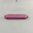 Rosemary Ruby Gemstone Flat Slices: 41.00cts Natural Untreated Sheen Pink Ruby Unique Eiffel Tower Engraved 44*15mm 1pc For Jewelry