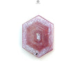 Rosemary Pink Sapphire Flat Slices: Natural Untreated Sheen Sapphire Gemstone Hexagon Shape 1pc For Jewelry September Birthstone