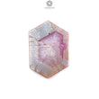 Rosemary Pink Sapphire Flat Slices: Natural Untreated Sheen Sapphire Gemstone Hexagon Shape 1pc for Jewelry September Birthstone