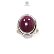 Red Ruby Silver Ring  6.72gms.