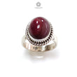 Red Ruby Silver Ring 7gms.