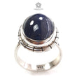 Blue Sapphire Silver Ring 8.78gms.