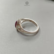 Star Ruby Silver Ring: 3.8gms Natural Star Ruby Untreated Cabochon Oval Shape 925 Sterling Silver Bezel Set 7 US Ring