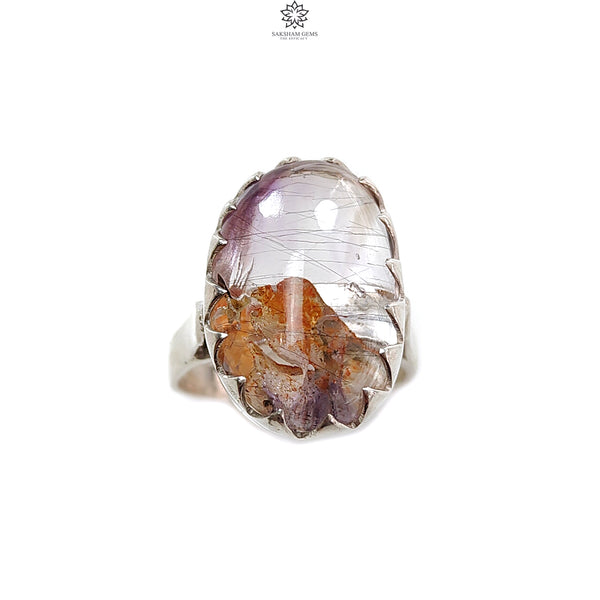 Amethyst Silver Ring