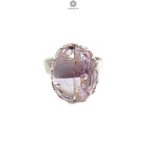 Amethyst Silver Ring