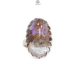 Amethyst Plain Silver Ring: 11.05gms Natural Untreated Super Seven Amethyst Oval Shape Plain 925 Sterling Silver Bezel Set Adjustable Ring