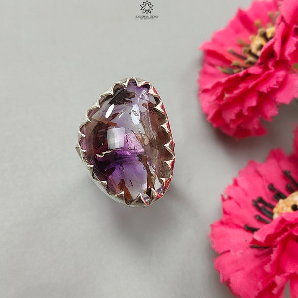 Amethyst Silver Ring