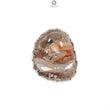 Amethyst Plain Silver Ring: 11.70gms Natural Untreated Super Seven Amethyst Fancy Shape Plain 925 Sterling Silver Bezel Set Adjustable Ring