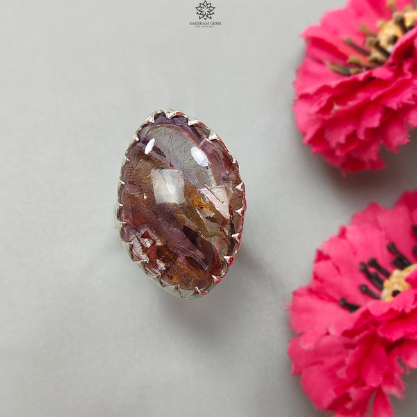 Amethyst Silver Ring