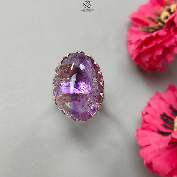 Amethyst Silver Ring