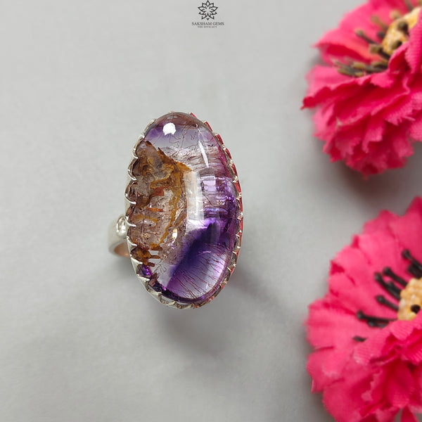 Amethyst Silver Ring
