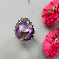 Amethyst Silver Ring
